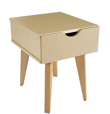 Imagen 2 del producto VELADOR NORDIC CAJON MADERA