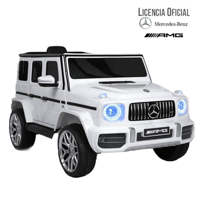 AUTO A BATERIA JEEP MERCEDES G63 BLANCO