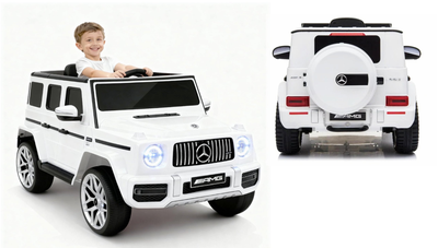 Imagen 2 del producto AUTO A BATERIA JEEP MERCEDES G63 BLANCO