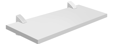 Imagen 2 del producto REPISAS CONCEPT60 BLANCO PACK x2