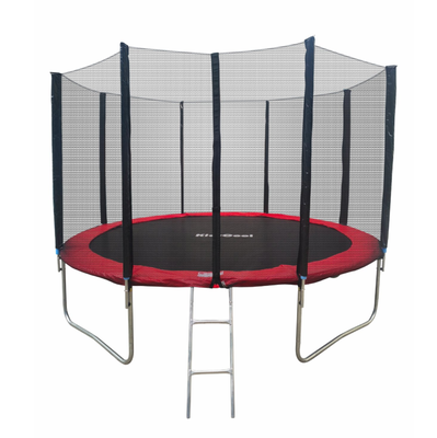 CAMA ELASTICA ROJA 12 PIES C/ESCALERA