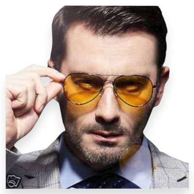 LENTES CABALLERO DEFINICIÓN ANTI RESPLANDOR DIA NOCHE AA11