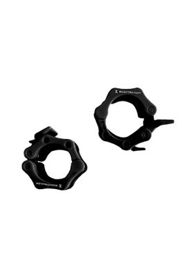 Set 2 de Collarines Para Barras Olímpicas Bodytrainer Negros