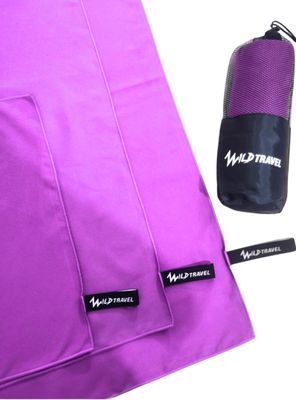 Imagen 1 del producto Pack 3 Toalla Microfibra Azul Wild Travel Secado Rápido