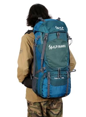 Mochila Trekking y Camping ExploreTrail 60 litros WildTravel