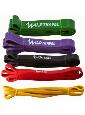 Kit 5 Power Bands Banda Elástica De Resistencia Pull Up Gym