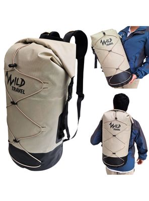 Imagen 2 del producto Mochila Impermeable DryBag 30L Bolso Seco Outdoor Waterproof Tipo Estanca Wild Travel