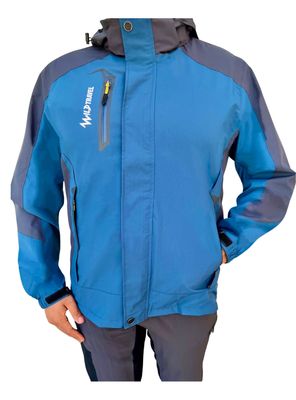 Chaqueta Corta Viento Impermeable Premium Wild Travel Hombre