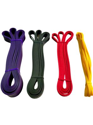 Imagen 2 del producto Kit De 4 Bandas Elásticas De Resistencia Pull Up Crossfit Gym Ligas