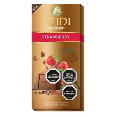 Imagen 2 del producto Pack 6 Tableta De Chocolate Heidi Milkberry Strawberry 80g