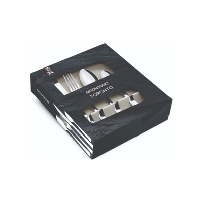 Imagen 2 del producto set cubiertos caja Simonaggio arabesco decor 24 piezas