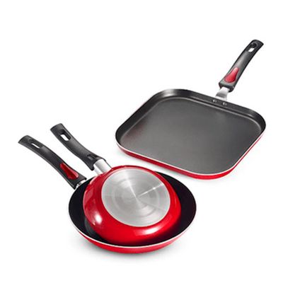 Imagen 1 del producto Tramontina Juego Sartén y Bifera 3 Piezas