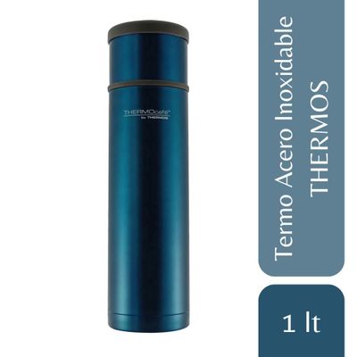 Imagen 2 del producto Termo Para Agua Caliente Thermos Inoxidable 1lt Azul