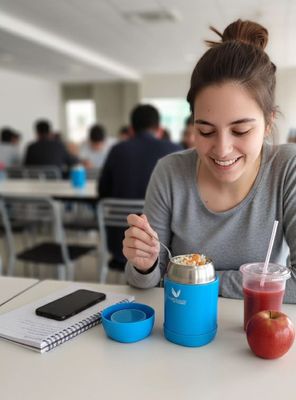 Imagen 2 del producto Termo De Comida Acero Inoxidable Blue 500ml Thermos