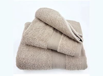 Imagen 2 del producto Juego Toalla Lisa 3 Piezas Beige Andes