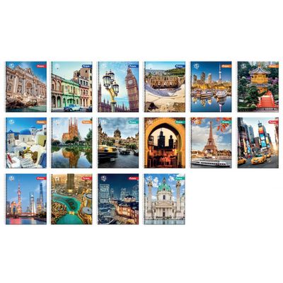 Pack 10 Cuadernos Torre Universitario Clásico Ciudad