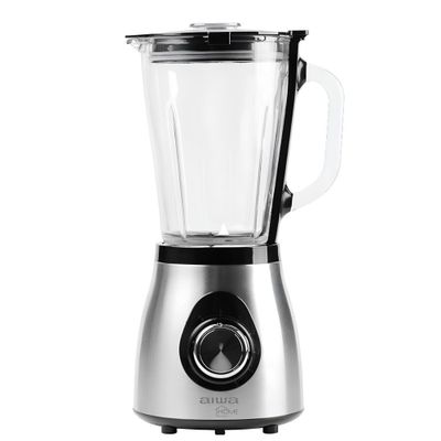 Imagen 1 del producto Aiwa Licuadora 5 Velocidades Con Vaso De Vidrio Acero Inox.