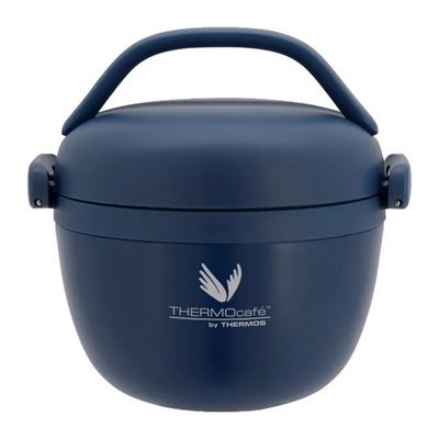 Termo De Comida Acero Inoxidable Domo Navy 600ml Thermos