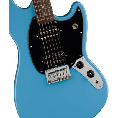 Imagen 2 del producto Guitarra Eléctrica Sonic Mustang HH Squier Blue
