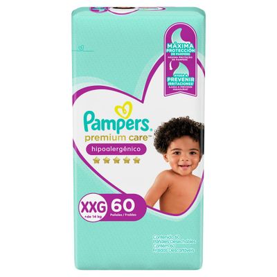 Pampers Pañal Premium Care XXG x60Ud