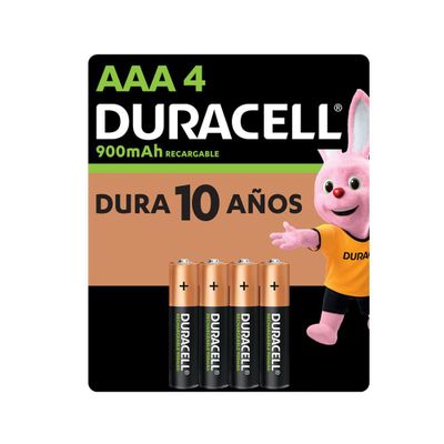 Pila Recargable Duracell Tamaño Aaa X4 / Superstore