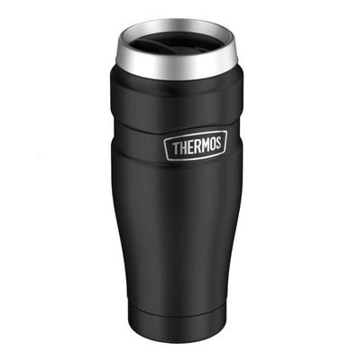 Imagen 2 del producto Termo Mug Thermos King 470ml Acero Inoxidable Negro
