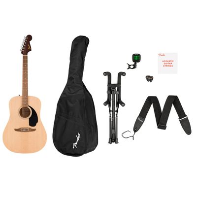 Pack Guitarra Acústica Fender California Debut Natural