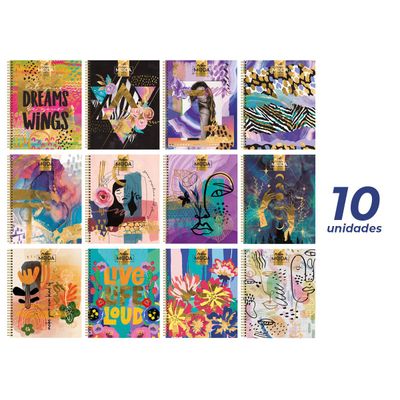 Imagen 2 del producto Pack 10 Cuadernos Universitarios Torre Moda 100 hojas