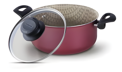 Imagen 2 del producto Cacerola Dos Asas Tramontina Aluminio Antiadherente 24cm