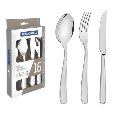 Imagen 2 del producto Juego Cubiertos Tramontina 16 Piezas / Superstore