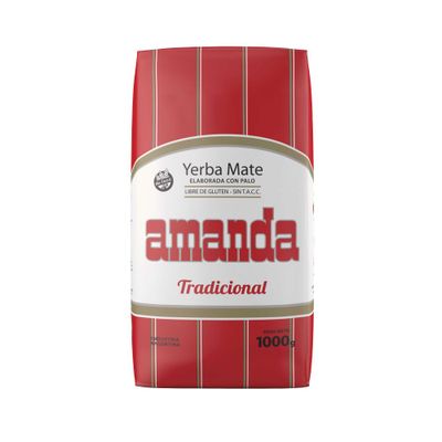 Imagen 2 del producto Pack 5 Yerba Mate Amanda Tradicional 1kg