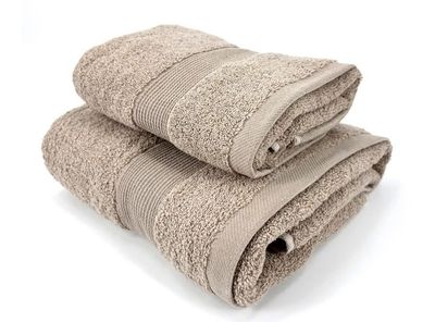 Imagen 2 del producto Andes Juego Toallas Lisa 2 Piezas Beige