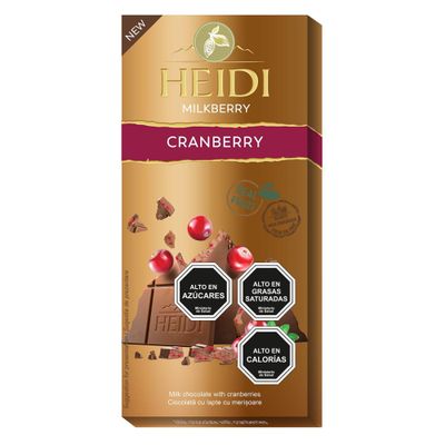 Imagen 2 del producto Pack 6 Tabletas De Chocolate Heidi Milkberry Cranberry 80g