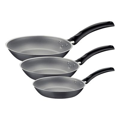 Juego De Sartenes Tramontina Turim 3 Piezas Negro