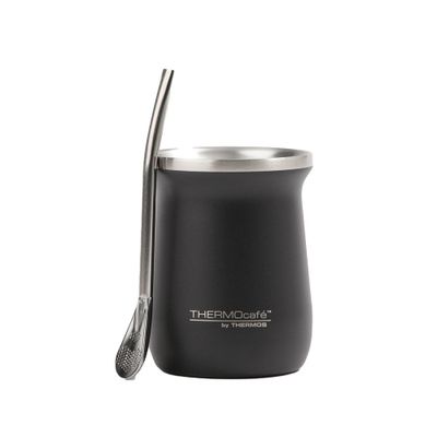Mate Thermos 260ml + Bombilla Acero Inoxidable Granite