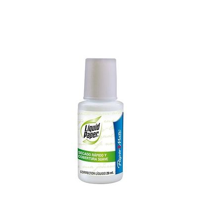 Imagen 2 del producto Corrector Líquido Paper Mate Envase 20ml x 12ud