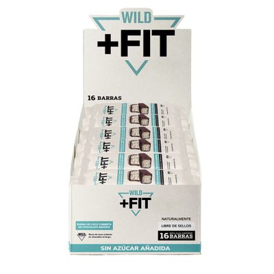 Wild + Fit  Barritas Snack Saludable Coco x16ud