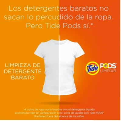Imagen 2 del producto Detergente Tide Pods capsula 31 capsulas
