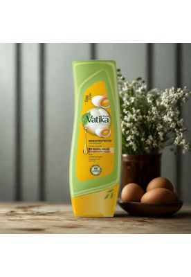 Imagen 2 del producto Vatika Acondicionador Prot. Huevo (Amarillo) 200 ml