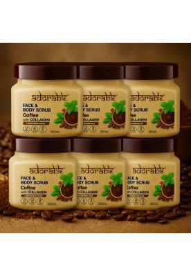 Imagen 2 del producto Pack Adorable 6 Exfoliantes Café & Colágeno 300 ml