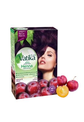 Imagen 2 del producto Vatika Henna Tintura Coloración Ciruela 6 Sachets