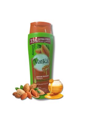 Shampoo Vatika Almendra & Miel 400 ml 33% Extra