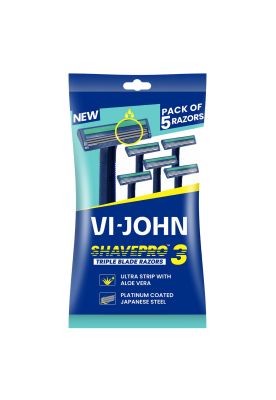 Maquina De Afeitar Desechable Aloe Vera X 5 Triple Hojilla