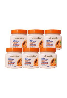 Pack Adorable 6 Exfoliantes Zanahoria-Papaya & Ácido Kójico 300ml