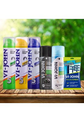 Imagen 2 del producto Pack 5 Espumas de Afeitar 200 gr + Maquina Desechable 5 Uds