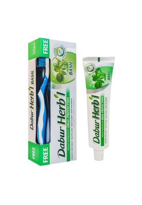 Pasta Dental Herb'l Albahaca + Cepillo de Dientes 150gr