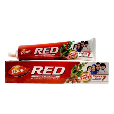 Imagen 1 del producto Pack 6 uds Pasta Dental Dabur Red 200gr