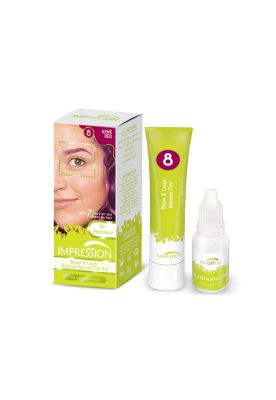Impression Kit Hair Tintura Cejas y Pestañas Rojo Vino 15ml