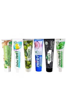 Imagen 2 del producto Pack #2 (6 Uds) Pasta Dental Dabur Herbal 150gr
