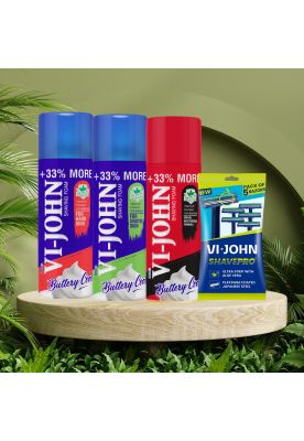 Imagen 2 del producto Pack 3 Espumas de Afeitar 400 gr + Maquina Desechable 5 Uds